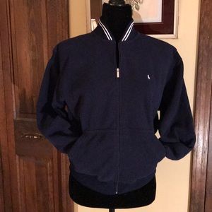 Ralph Lauren Sport Baseball style fleece jacket